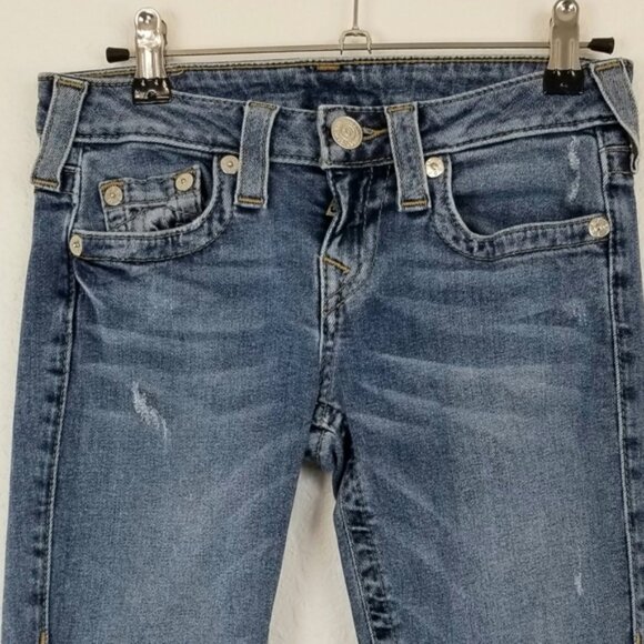 TRUE RELIGION Halle Super Skinny Jeans, size 24 - Picture 3 of 8